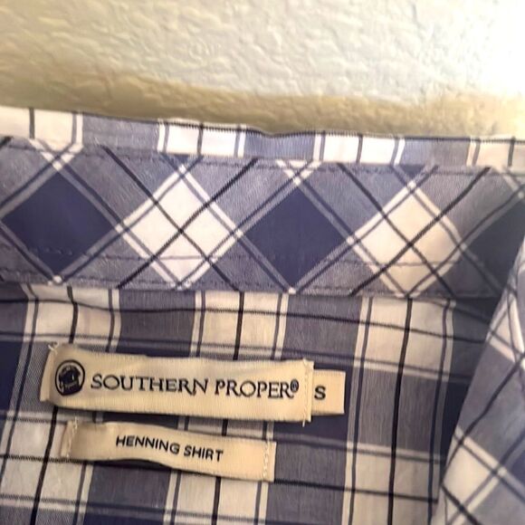 Southern Proper Men's Long Sleeve Button Up Shirt - Size Small - Picture 2 of 5